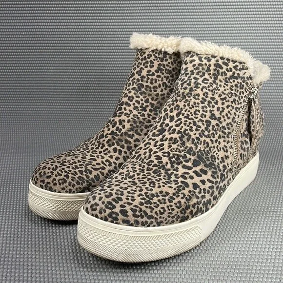 Dolce Vita Women’s Side Zip Fashion Boots With Cheetah Print Size 9.5 - Picture 3 of 11